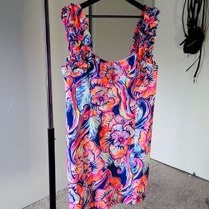 Devina Stretch Ruffle Strap Lily Pulitzer Dress